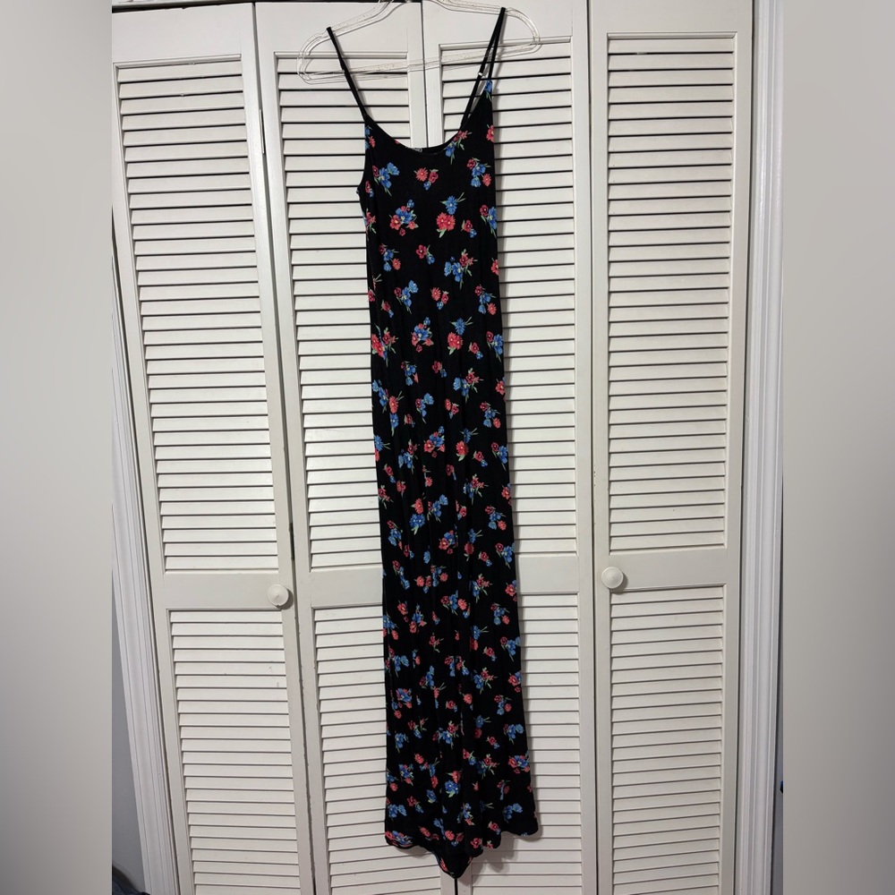 SO Black Floral Dress